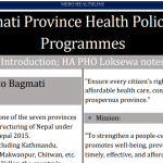 Public helth policy